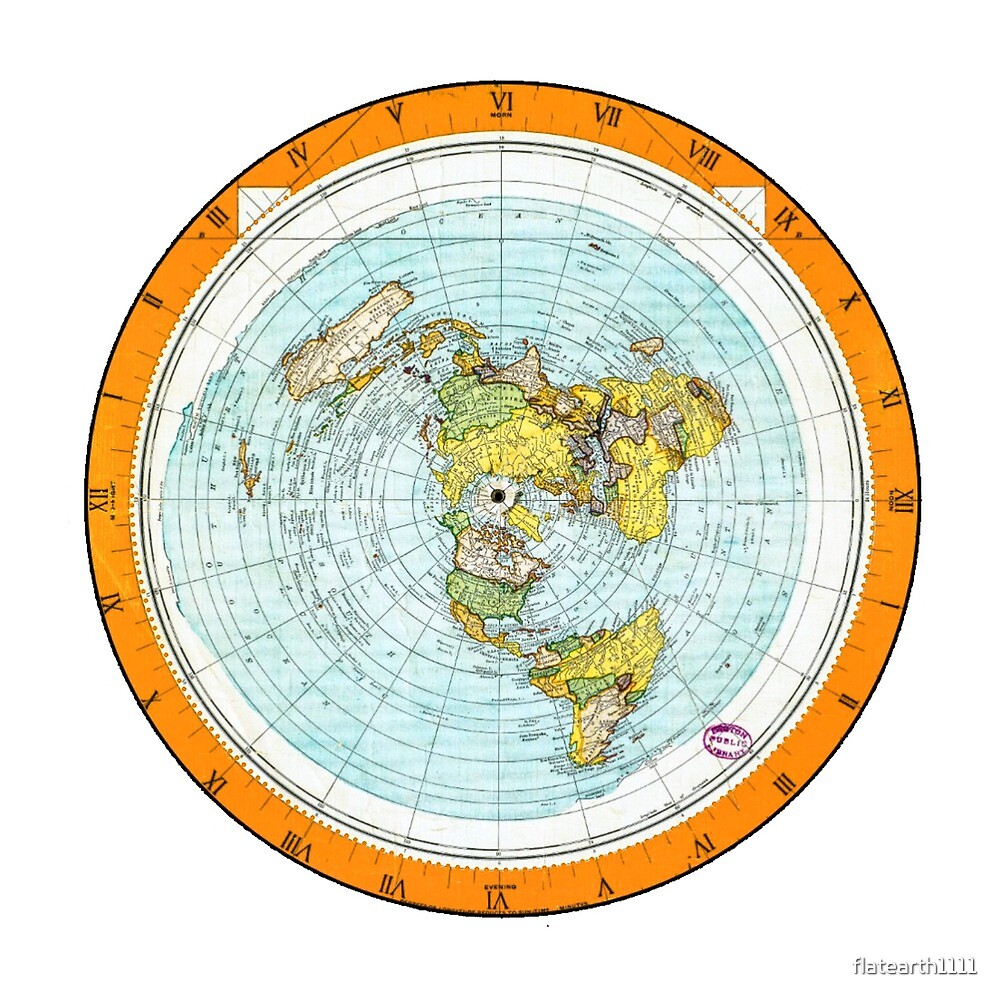 Printable Flat World Map Globe