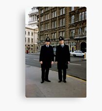 London Bobbies Canvas Print