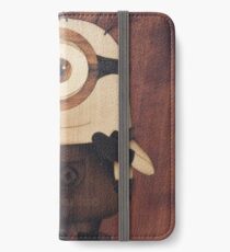 Cute minion of wood iPhone Wallet/Case/Skin