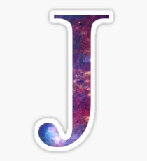 Letter B Galaxy Stickers | Redbubble