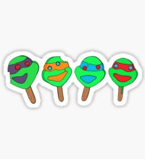 Teenage Mutant Ninja Turtle Popsicles Sticker