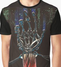 Android Skeletal Hand Graphic T-Shirt