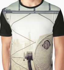 Travel Sunset Landscape - New York City - ESB/WTC Graphic T-Shirt