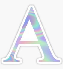 Alpha A Holographic Greek Sorority Sticker