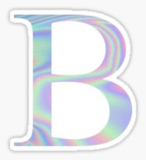 Beta B Holographic Greek Sorority Sticker