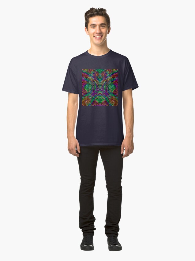 Alternate view of Freaky Stencil Classic T-Shirt