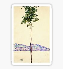 Egon Schiele -Little Tree Sticker