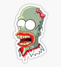Zombie Homer Simpon Sticker
