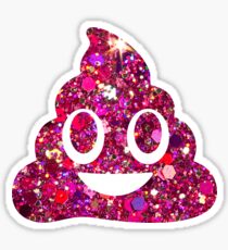 Glittery Poop Sticker