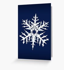 Evil Snow Greeting Card