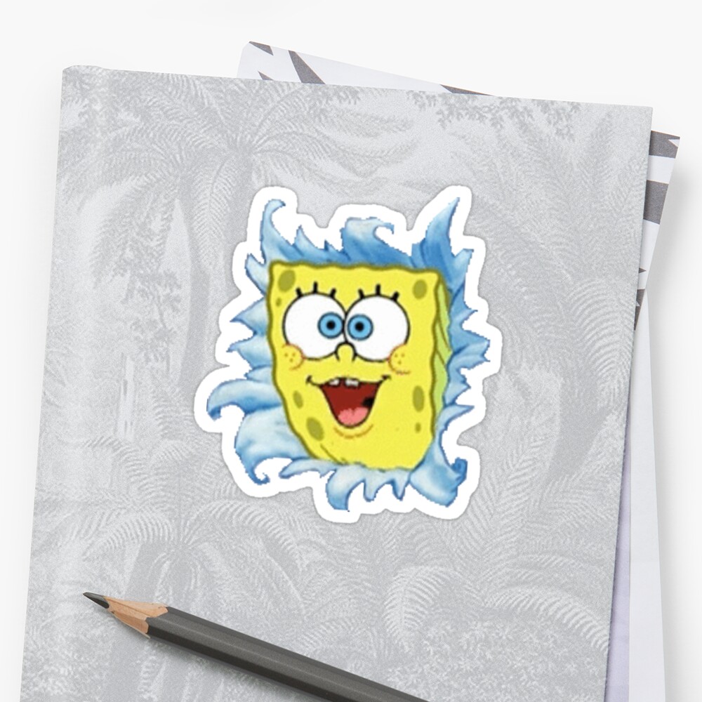 Tv Show Spongebob Squarepants Stickers By Foxgroves Redbubble