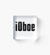 Funny Oboe T Shirt Acrylic Block