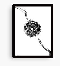 Life is not easy Canvas Print