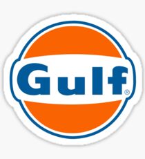 Classic GULF Gasoline Logo Sticker