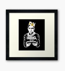 RBG ist meine Homegirl Ruth Bader Ginsburg Gerahmtes Wandbild