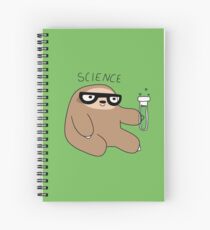 Science Sloth Spiral Notebook