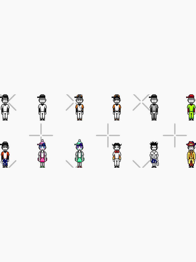 Alternate Batter costumes sticker set by Emmytwofive