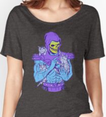 Skeletor, Masters of the Meowniverse. Women's Relaxed Fit T-Shirt