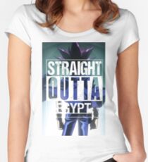 Straight Outta Egypt Women's Fitted Scoop T-Shirt