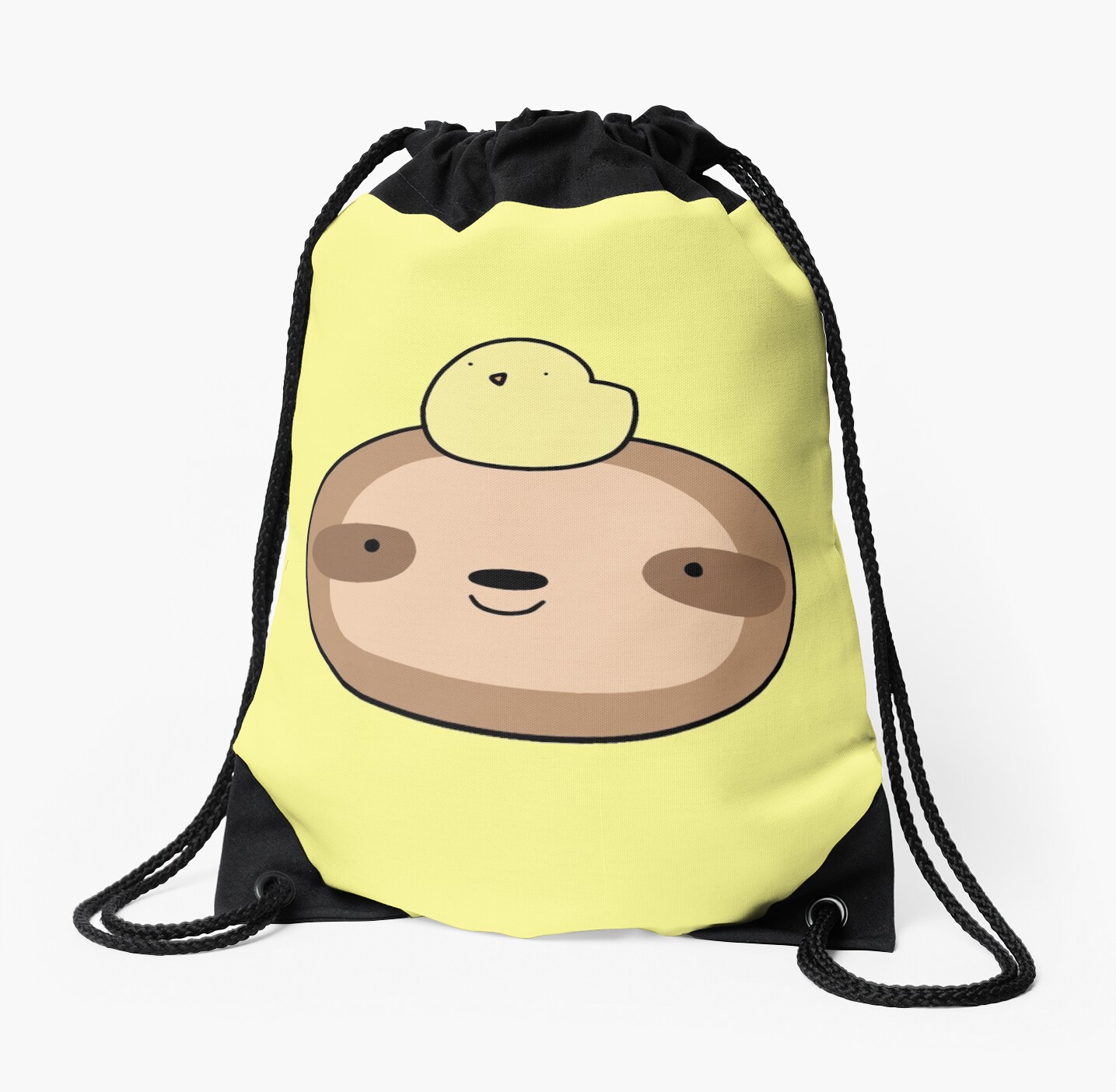 Drawstring Backpack Cute Sloth Bags