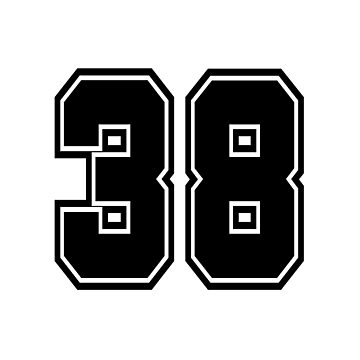 2 shirt number number college style Sticker by GeogDesigns