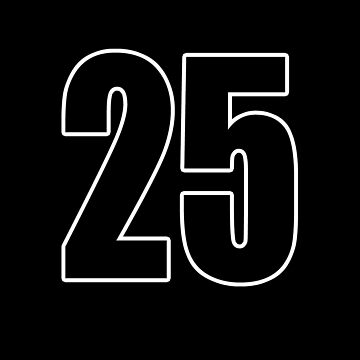 24 number number football Photographic Print by GeogDesigns