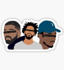 Drake, J Cole, Kendrick Lamar (Herz, Verstand, Seele) Sticker