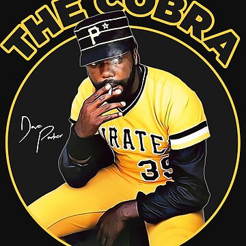 Dave Parker The Cobra Black Stat Baseball Jersey (Unsigned) | Pittsburgh Great | Size XL