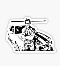 Paul Walker Skyline Desert Sticker