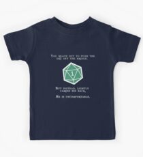 Natural 1 - Orc (White) Kids Tee