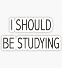 Studying: Stickers | Redbubble