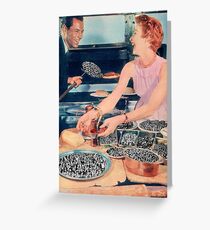 THE HUMANS ARE READY EAT Greeting Card