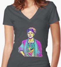Holtzmann Women's Fitted V-Neck T-Shirt