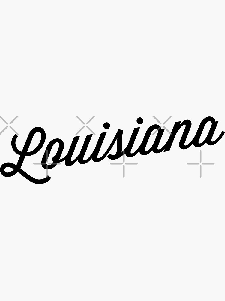 "Louisiana" Sticker by usstates Redbubble