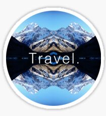 Travel. Mount Cook Sticker