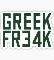 Greek Freak 34 FR34k Sticker