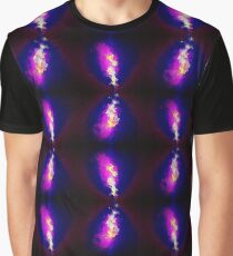 Purple Fire Graphic T-Shirt