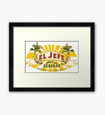 El Jefe Cubanos Food Truck Framed Print