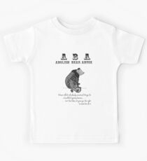 ABA - Circus Bear - Light Background Kids T-Shirt