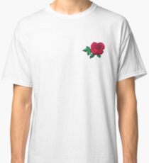 Gestickte Rose Classic T-Shirt