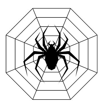 spider bubble - spider | Art Board Print