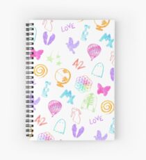 Cuaderno de espiral Coldplay symbols