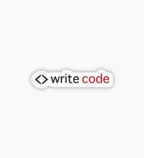 Write code Sticker