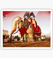 Lucy the Margate Elephant of Atlantic City Sticker