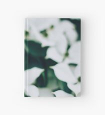 White elegant floral Hardcover Journal
