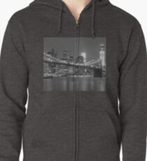 New York by night Zipped Hoodie