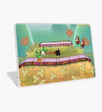 Yoshi eating an Apple Laptop Skin