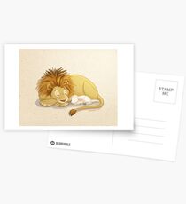 Löwe und Lamm Postkarten
