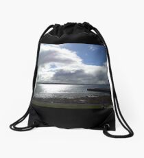 Morning Over Galway Bay Drawstring Bag