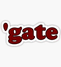 "'gate" retro Sticker